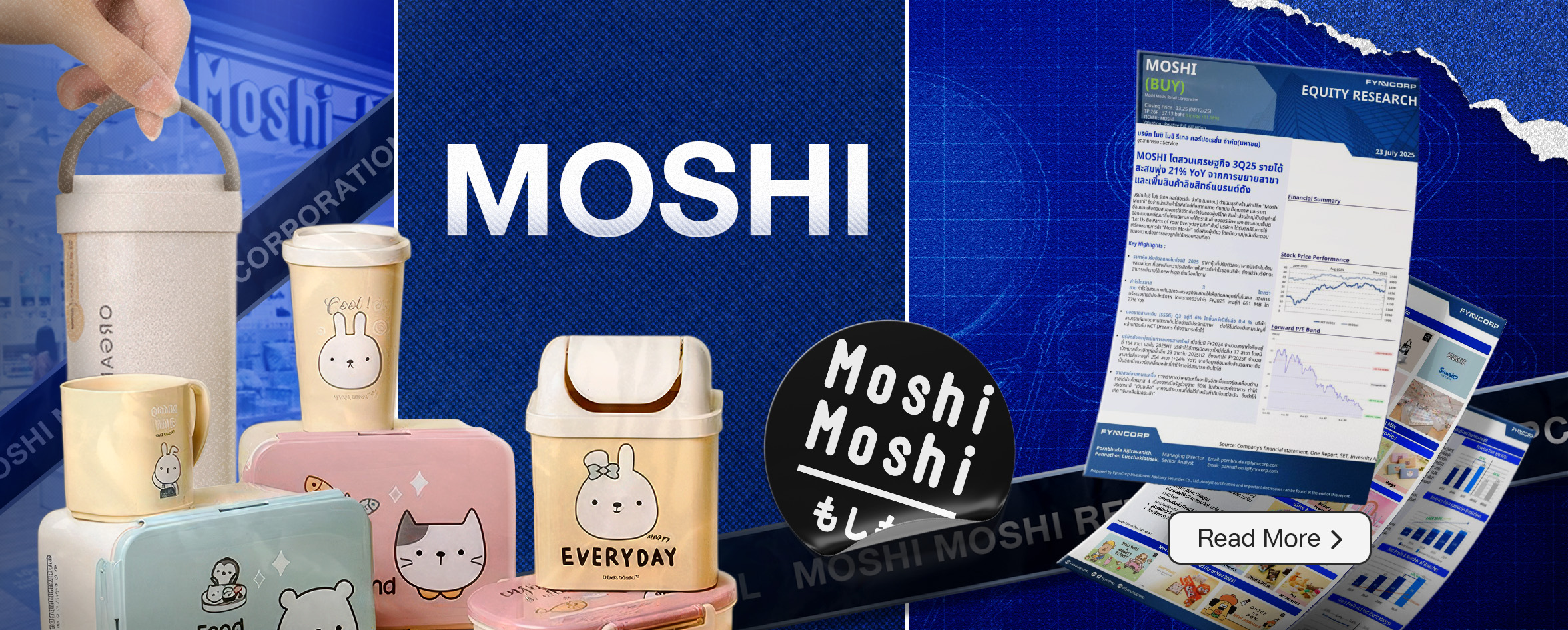 MOSHI โตสวนเศรษฐกิจ 3Q25 รายได้สะสม +21% YoY จากการขยายสาขา และเพิ่มสินค้าลิขสิทธ์ [FynnCorp IAS Equity Research]