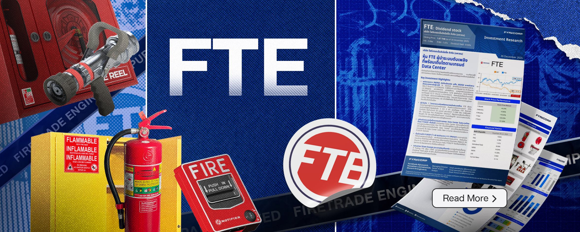 หุ้น FTE ผู้นำระบบดับเพลิงที่พร้อมเติบโตตามเทรนด์ Data Center [FynnCorp IAS Equity Research]